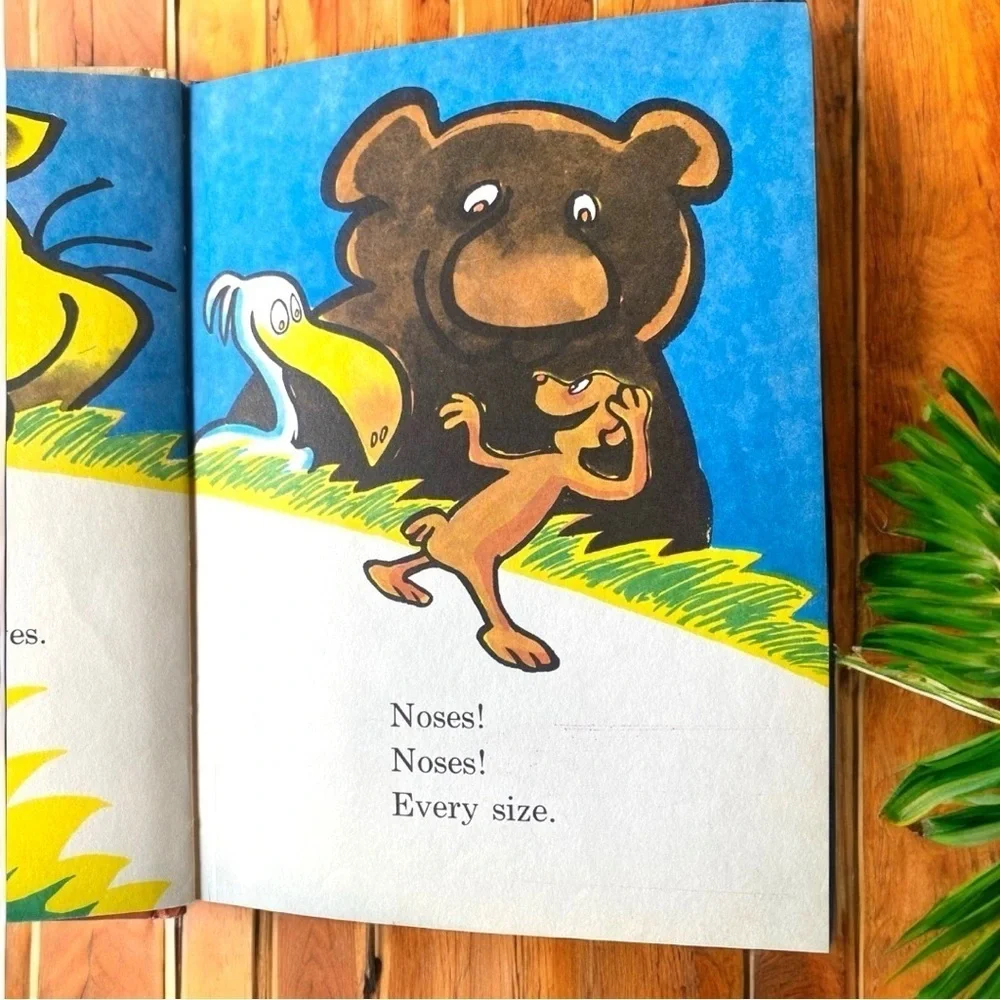 The Nose Book by Al Perkins - 1970 Bright and Early Book for Beginning Beginners